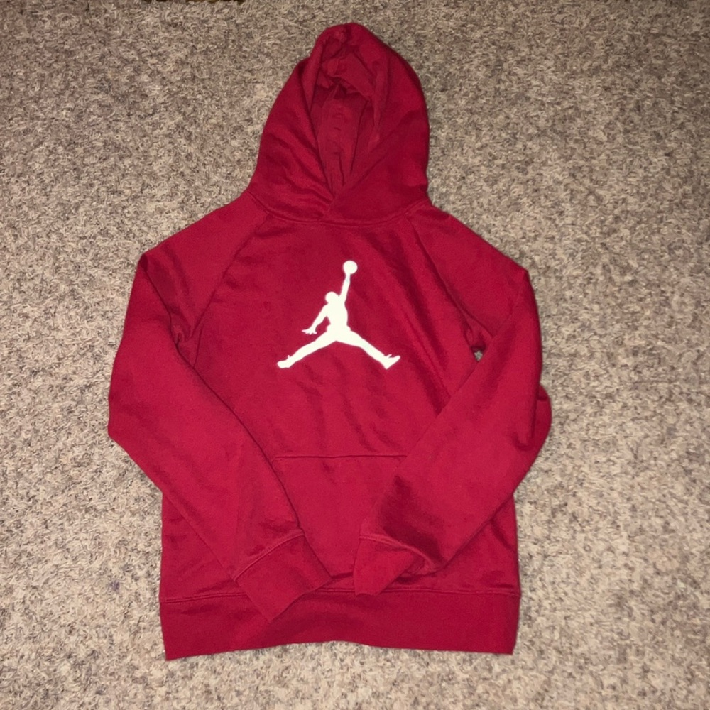 Women’s red Jordan hoodie